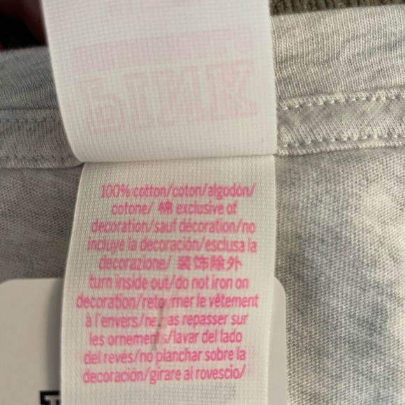 PINK sequin Logo Long sleeve Tee - Picture 7 of 10